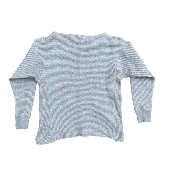 Banana Republic Sweater Womens Sweatshirt Ribbed Long Sleeve Gray Extra Small - Picture 6 of 11